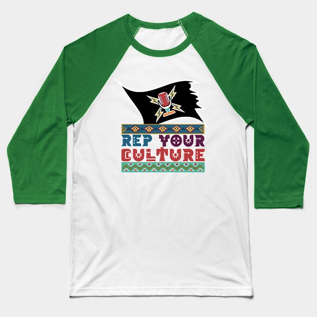 The Rep Your Culture Line: Indigenous Pride Baseball T-Shirt by The Culture Marauders